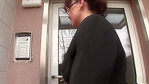 Blonde babysitter gets pounded at work