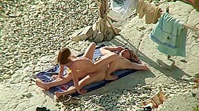 Couple Share Hot Moments On Public Nudist Beach – Outdoor Sex