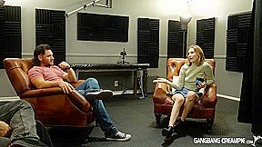 GangBang Creampie 353 Interview with Claire Room, Scene #01