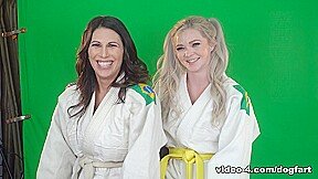 Kay Carter & Makayla Cox BTS Movie – DogfartBehindthescenes