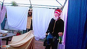 Lara Tinelli gets her ass fucked by a perverted Santa – MMM100