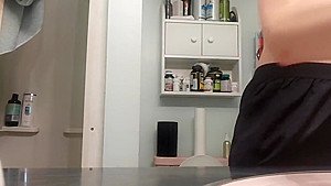 PERFECT 18yo Step sister CAUGHT NAKED in bathroom.