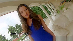 Sexy Nataly riding with her butthole